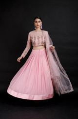 Pink Embroidered Lehenga_MG_9068 (2)